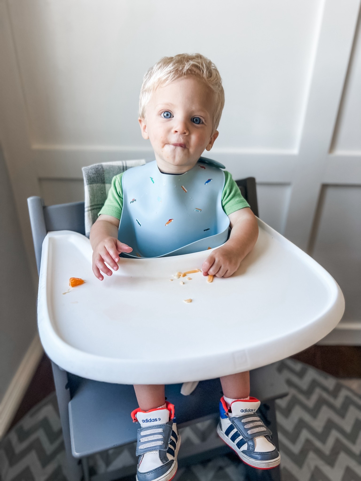 The Tripp Trapp high chair is the only high chair we’ve used since baby days to toddler days! The tray is removable and the foot plates adjustable, so he now sits up next to the table and is still contained in the chair. The tray is sold separately unless bought in a bundle. 

Nordstrom anniversary sale, Tripp Trapp, high chair, baby gear 

#LTKBaby #LTKSaleAlert