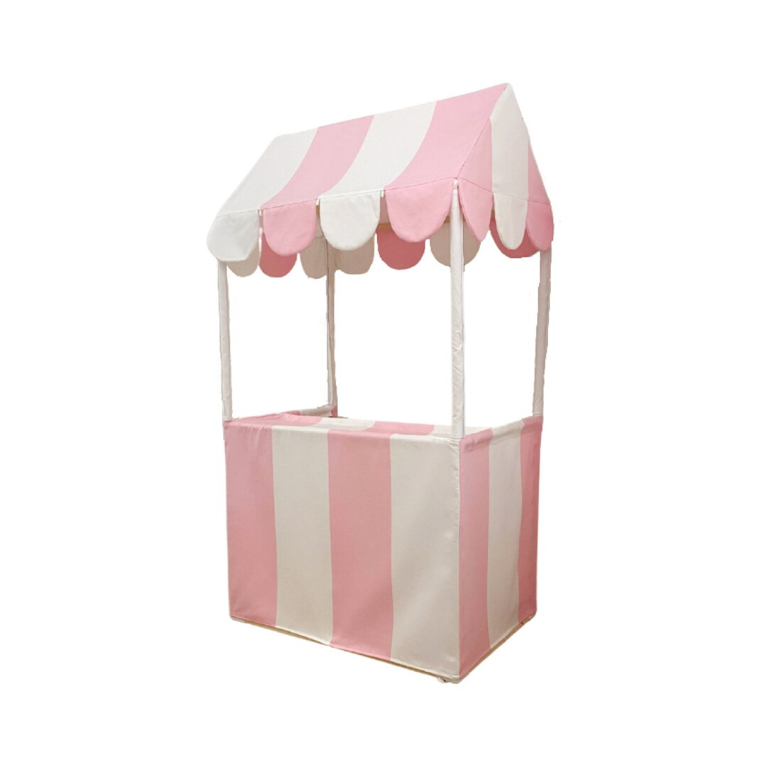 The Ice Cream Stand Play Tent Pink & White Cotton Canvas - Etsy | Etsy (US)