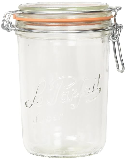2 Le Parfait Super Terrines - Wide Mouth French Glass Preserving Jars - Zero Waste Packaging (2, ... | Amazon (US)