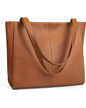 befen Genuine Leather Tote Bag for Women Work, Women's Leather Shoulder Bags Purses Satchel Handb... | Amazon (US)