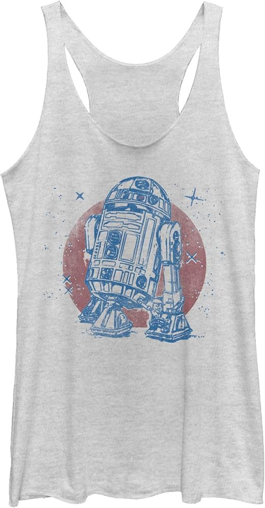 Women's Star Wars R2-D2 Sparkle Racerback Tank Top | Amazon (US)