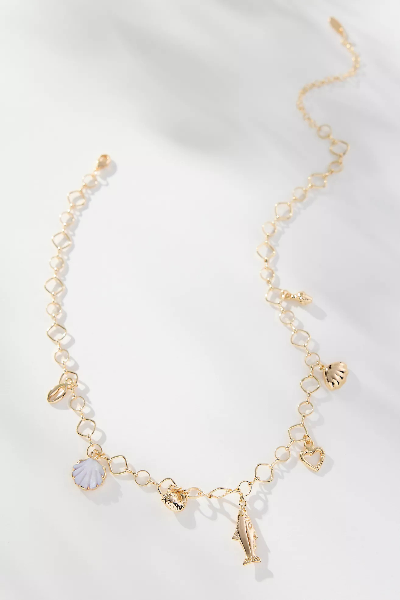 Nautical Charm Cluster Necklace | Anthropologie (US)