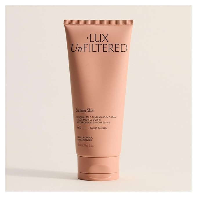 Lux Unfiltered N°32 Summer Skin Gradual Self Tanner, Hydrating Self Tanning Lotion with Shea But... | Amazon (US)