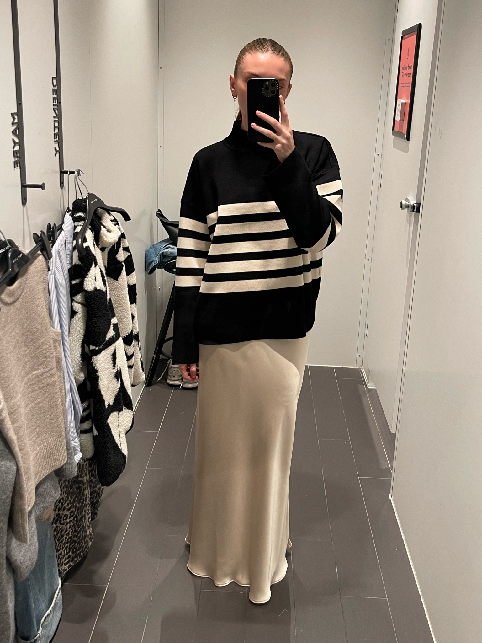 New Look try-on 🍂
Striped jumper & satin midi skirt, I’m tryin the 12 in the skirt due to sizing in the store 

#LTKautumn #LTKeurope #LTKuk