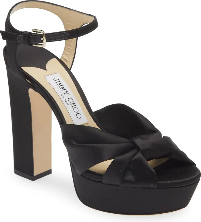 Heloise Satin Platform Sandal (Women) | Nordstrom
