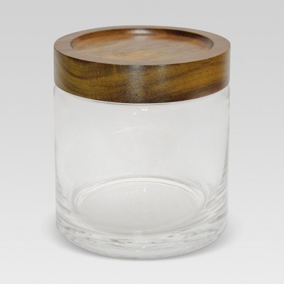 Canister Acacia/Glass Small - Threshold™ | Target
