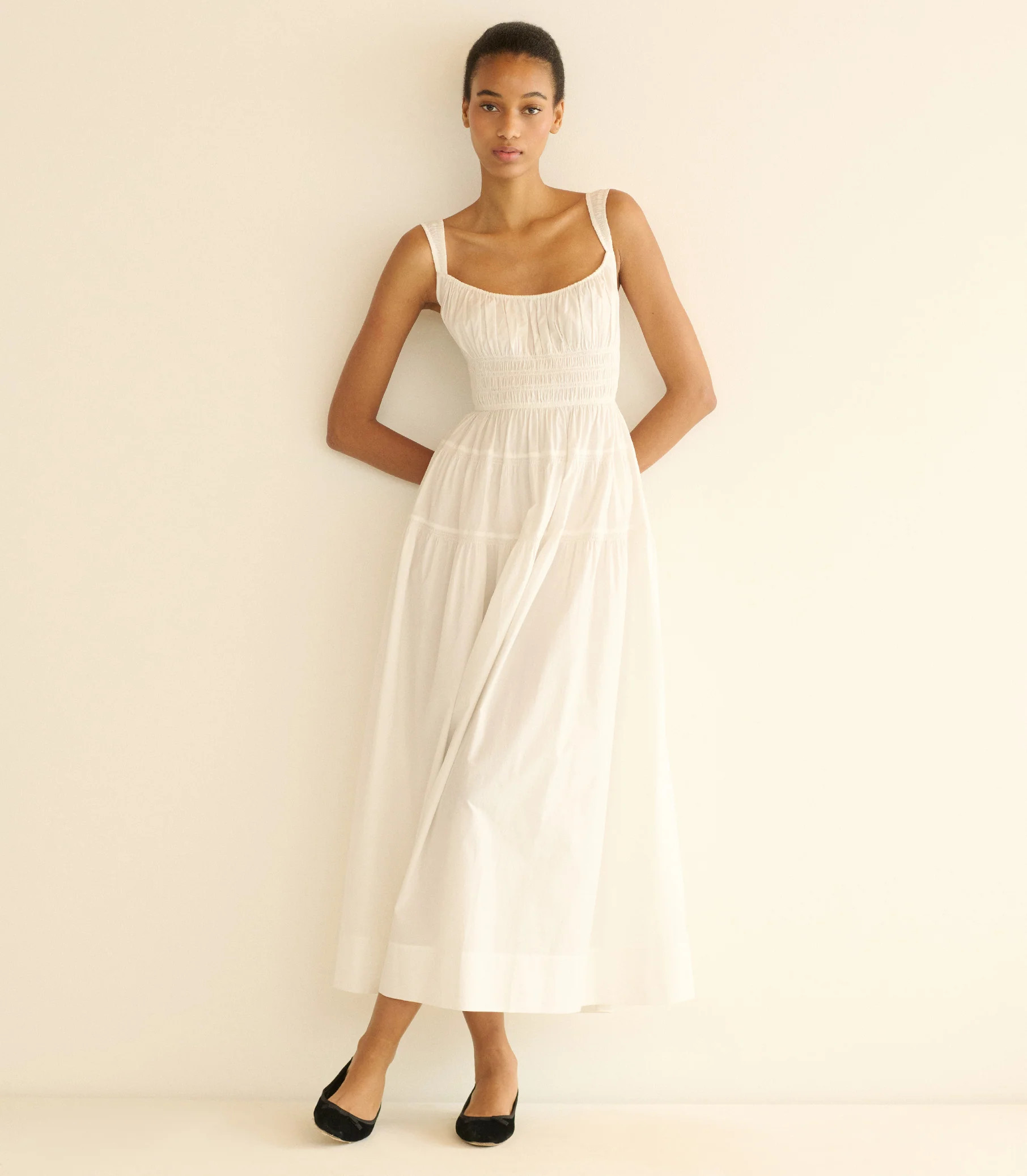 Clover Dress - Salt | DÔEN | DOEN