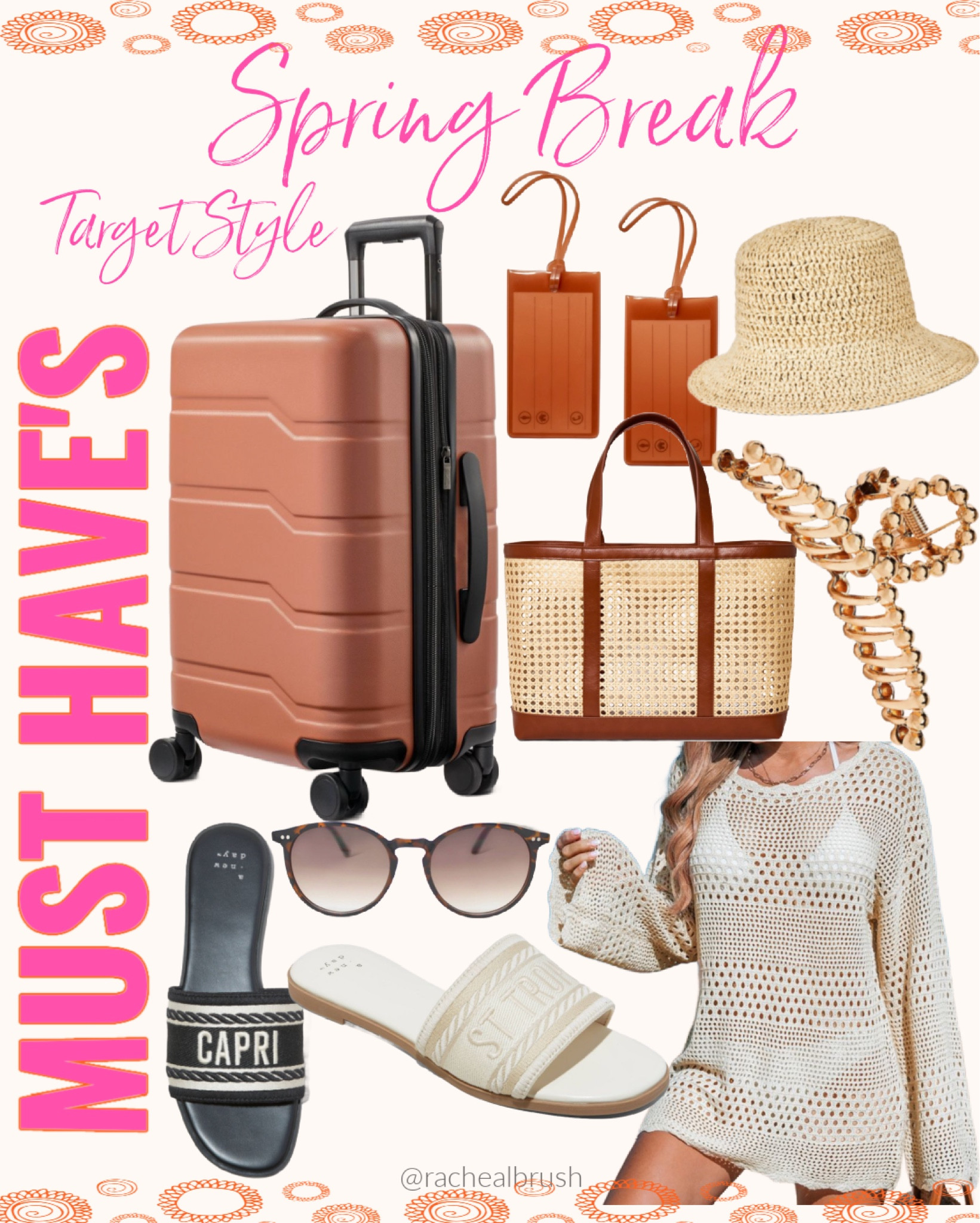 Spring Break Must Have’s. Target Style. #beachwear #springbreak   

#LTKswim #LTKSeasonal #LTKtravel