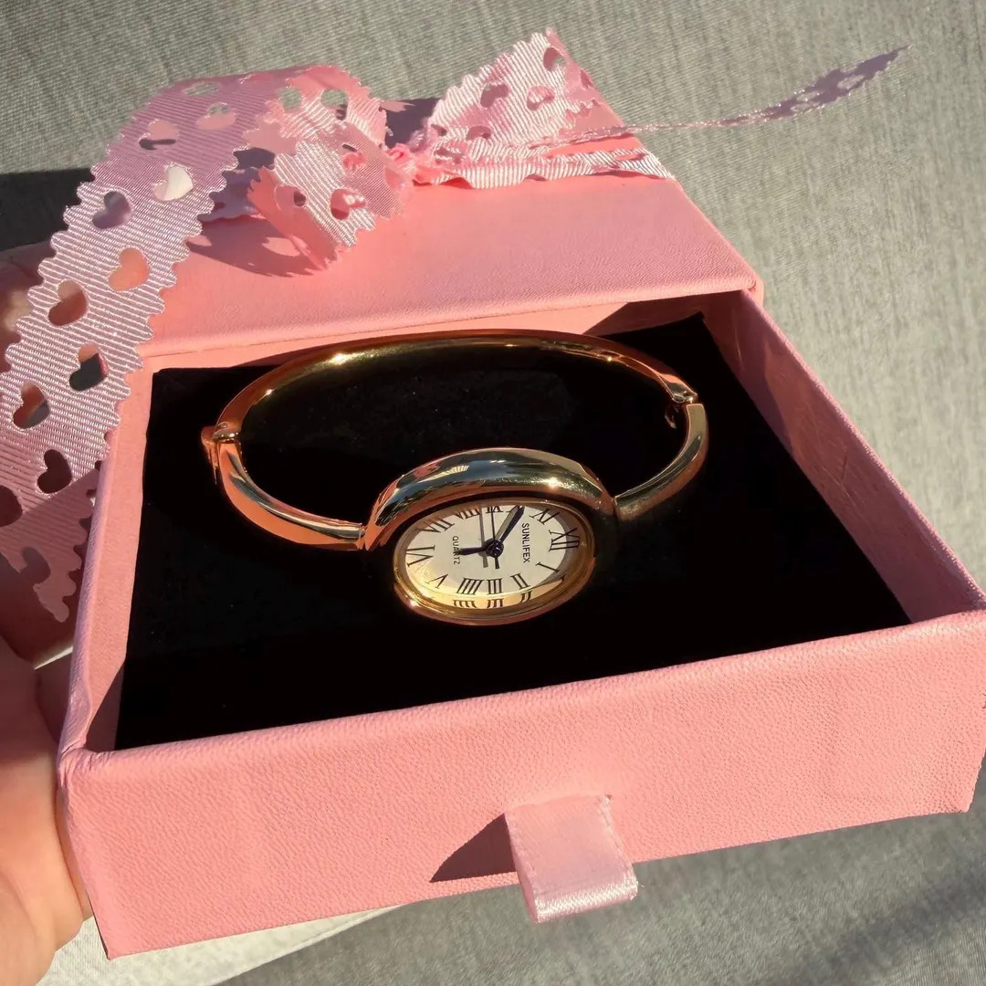 Minimalist Oval Watch for Women, Gold and Silver Bracelet Watch, Elegant Jewelry Watch, Birthday ... | Etsy (US)