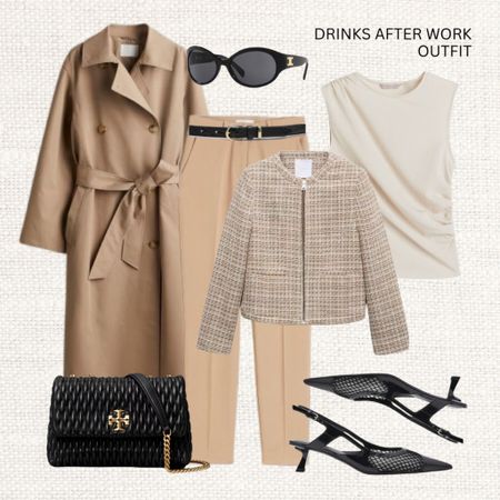 Drinks after work outtit 🥂 

Read the size guide/size reviews to pick the right size.

Leave a 🖤 to favorite this post and come back later to shop

Work outfit, office outfit, spring outfit, workwear, trench coat, tweed jacket, tory burch, handbag, slingbacks, black sling backs, 

#LTKSeasonal #LTKworkwear #LTKstyletip