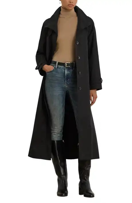 Belted Wool Blend Longline Coat | Nordstrom