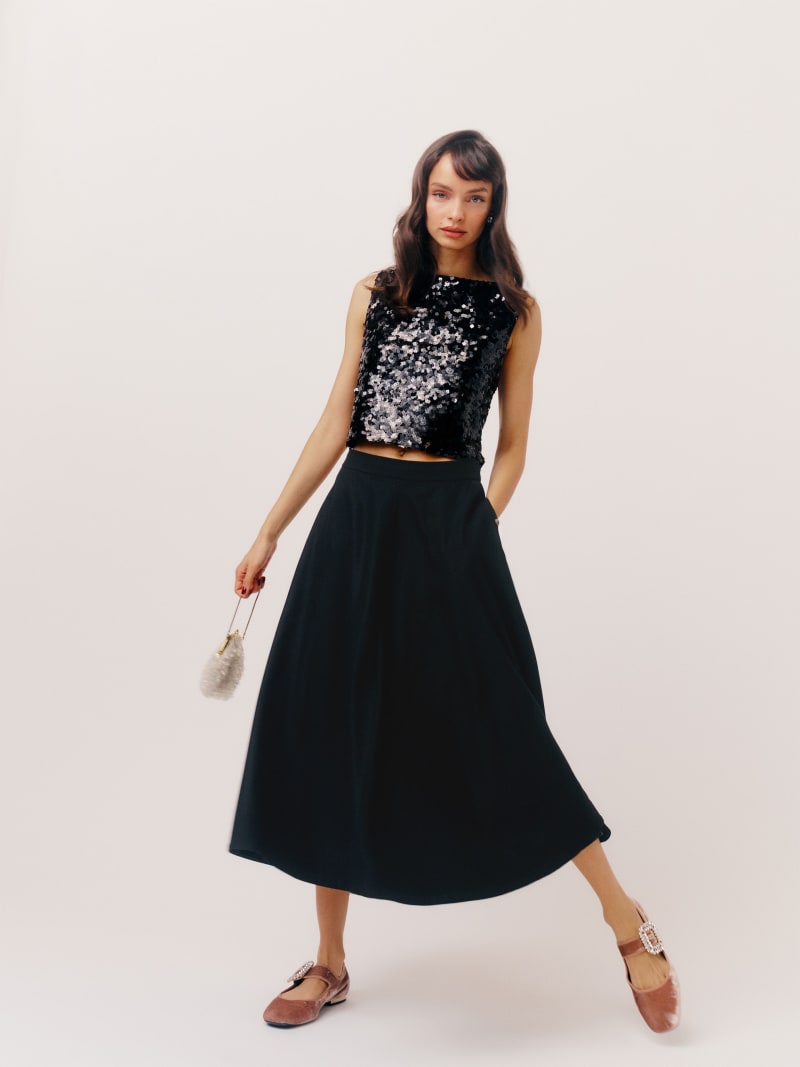 Maia Wool Skirt | Reformation (US & AU)