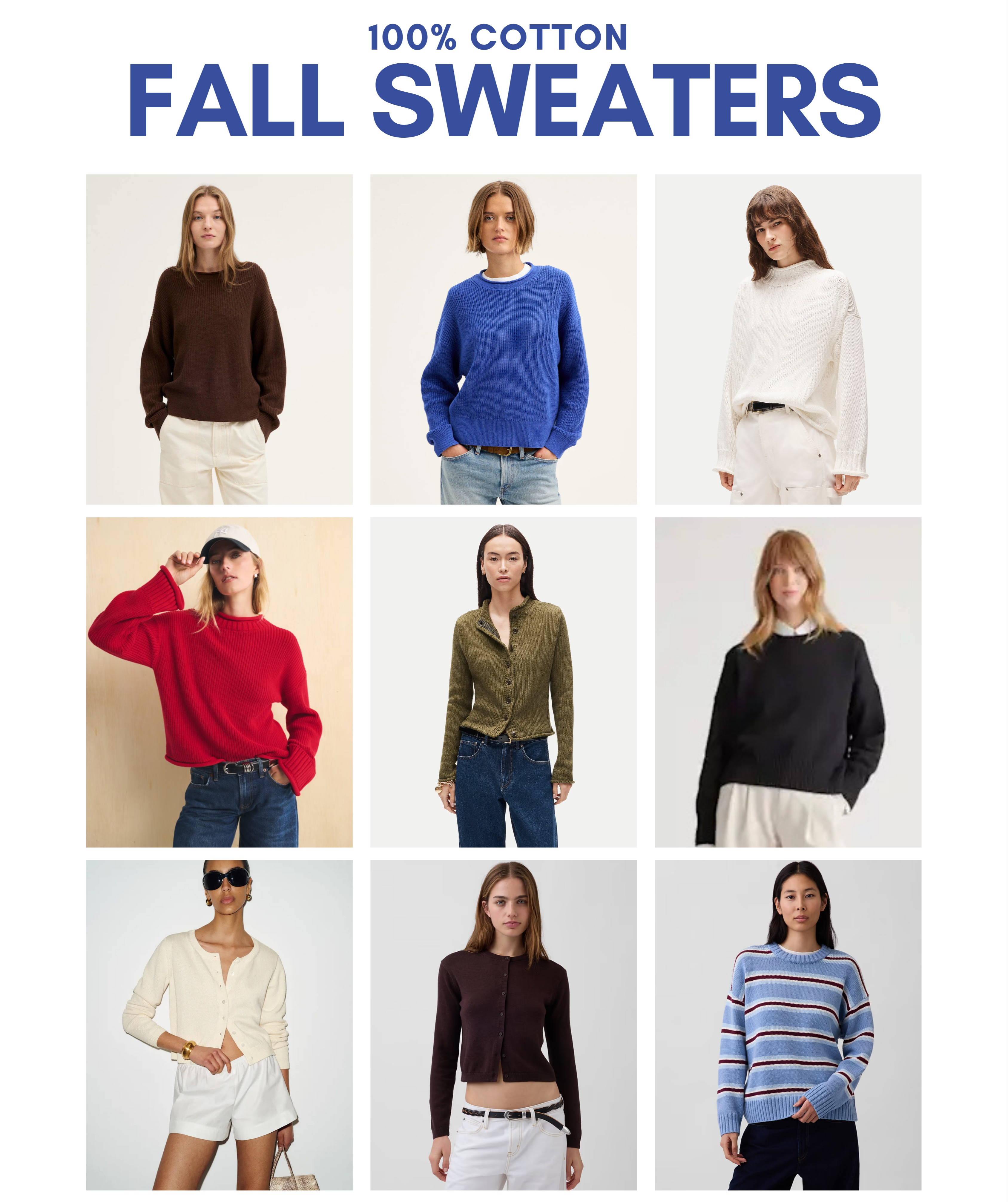 [9/1/26] 100% cotton sweaters for fall 🤎☺️

#LTKootd #LTKSeasonal