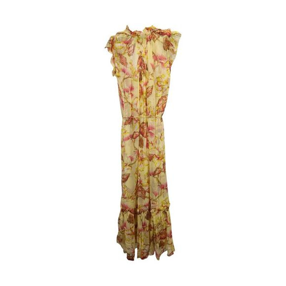 Zimmermann Matchmaker Flutter Midi Dress in Yellow Chiffon | Poshmark