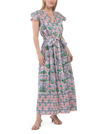 Floral Printed Maxi Dress | TJ Maxx