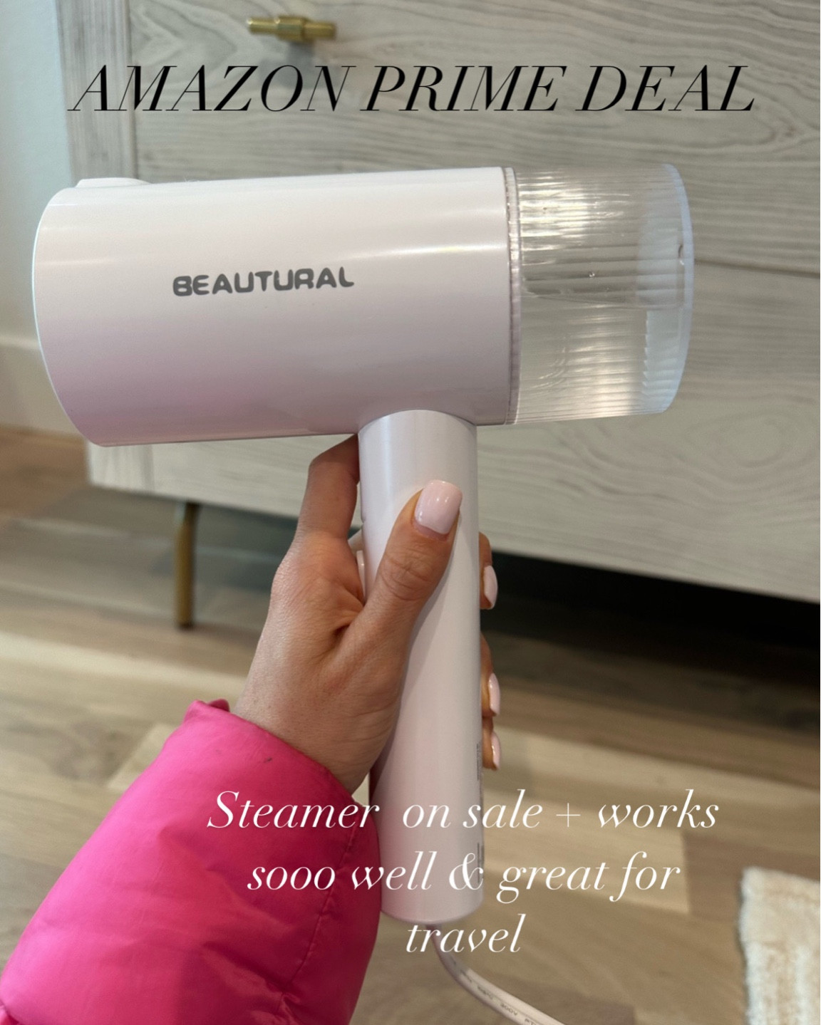 Favorite portable steamer at home and traveler on sale 

#LTKxPrimeDay #LTKtravel #LTKunder100