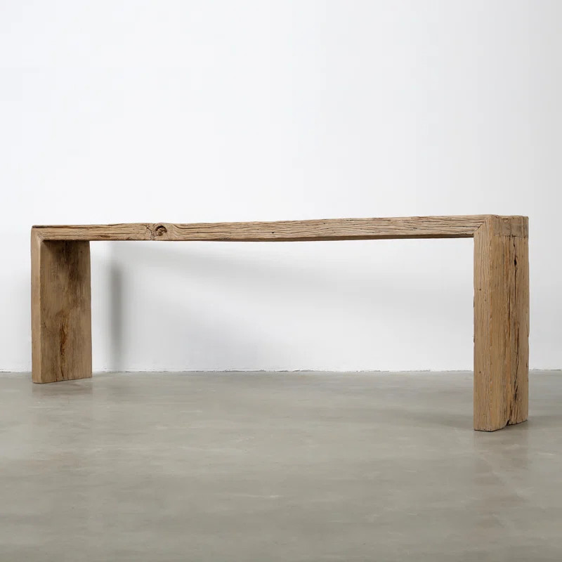 Waterfall 96'' Solid Wood Console Table | Wayfair North America
