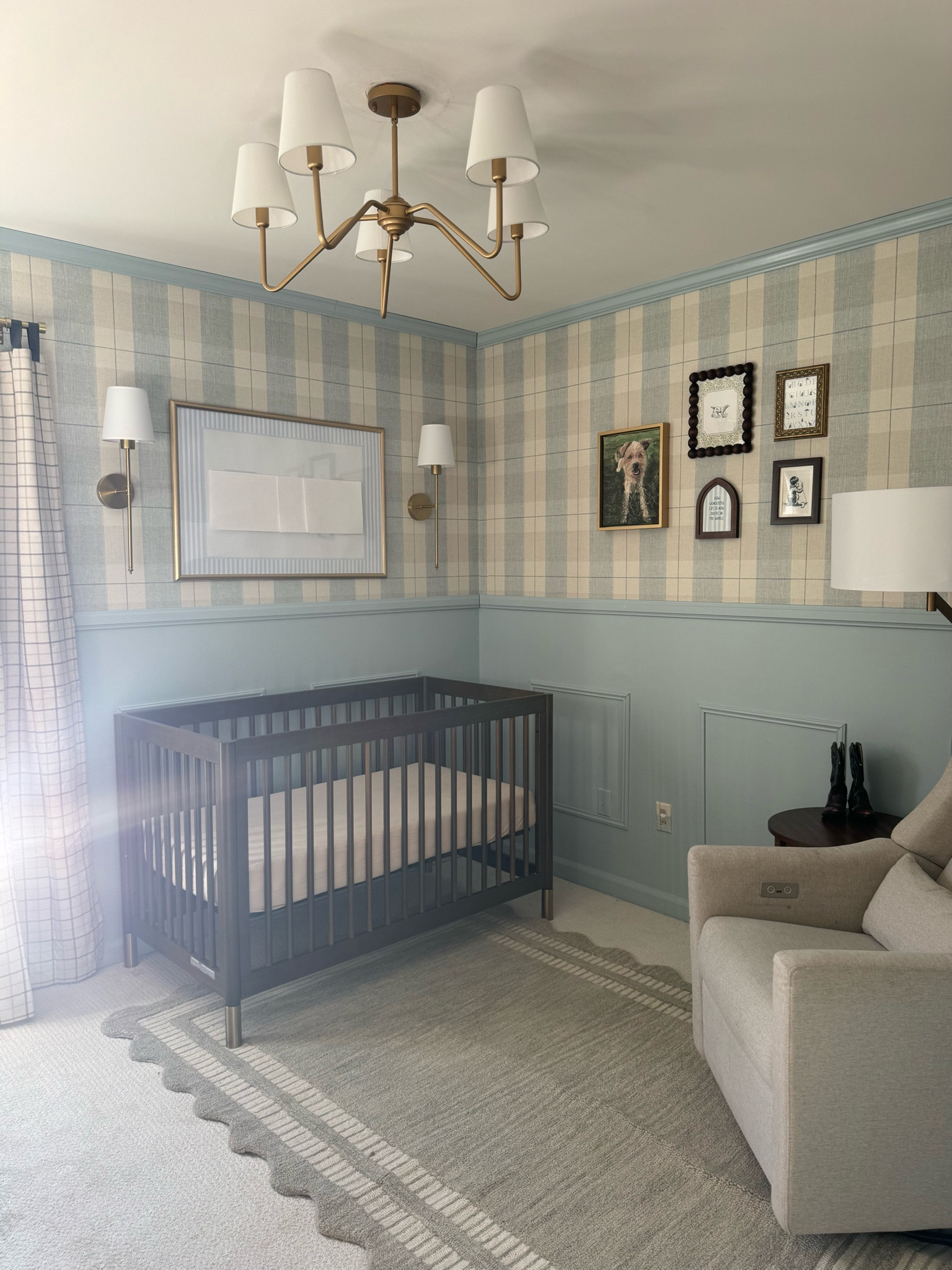 Baby boy nursery // boy nursery // nursery decor // crib // rocker // vintage nursery // blue nursery 

#LTKHome #LTKBaby #LTKBump