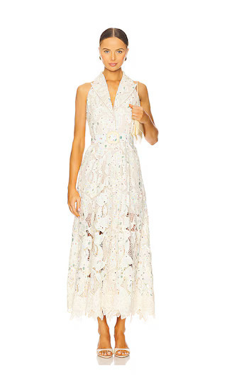 ELLIATT Kyla Maxi Dress in Cream. - size XL | Revolve Clothing (Global)