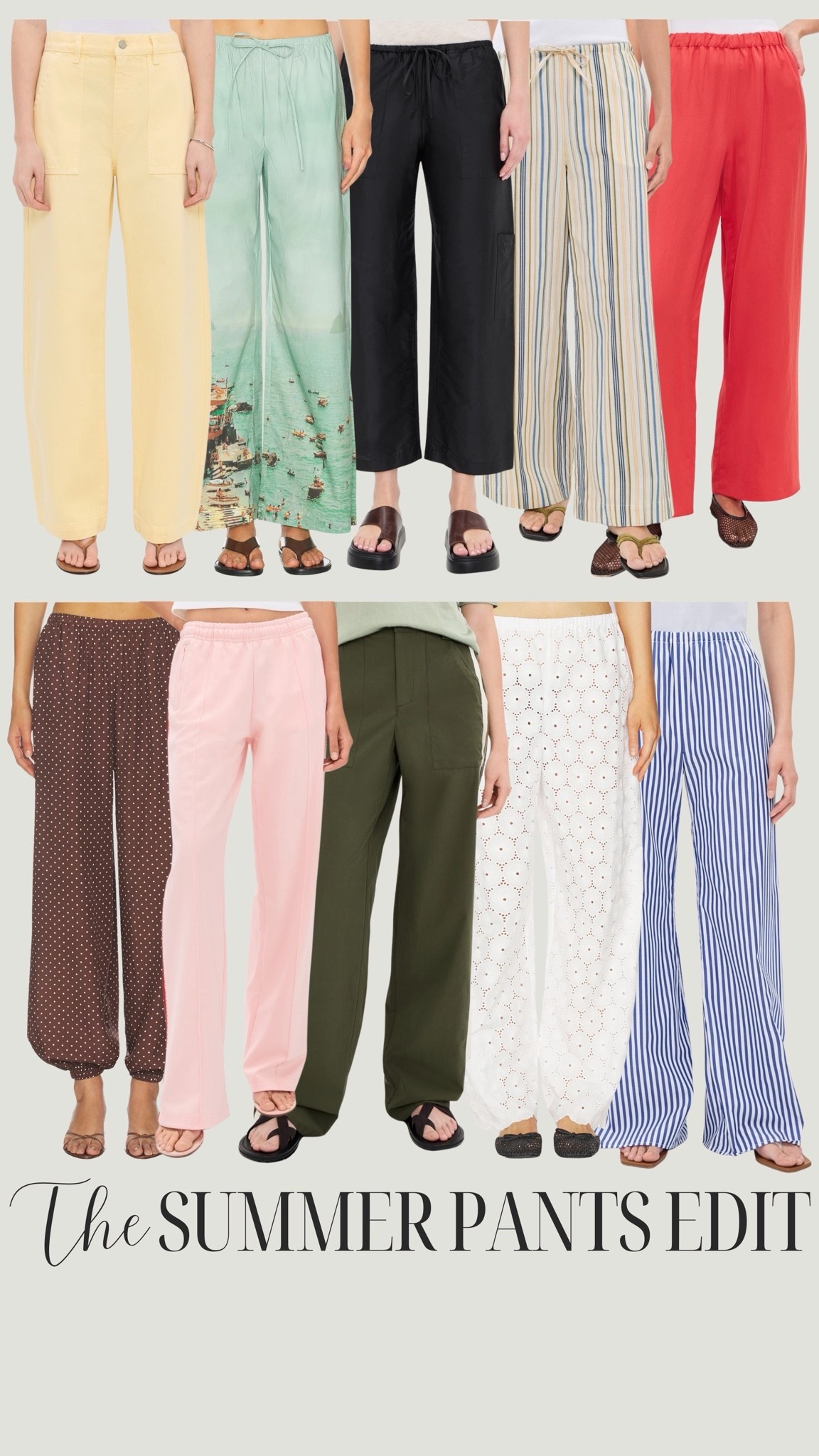 Summer pants! 

Balloon pants, barrel pants, trending, stripes, polka dots, lace, beach pants, vacation style

#LTKSeasonal