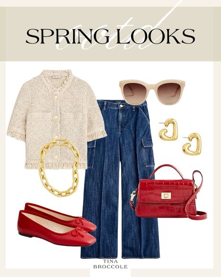 J Crew Spring Look - Spring outfit ideas - spring outfits - Spring OOTD

#LTKstyletip #LTKSeasonal