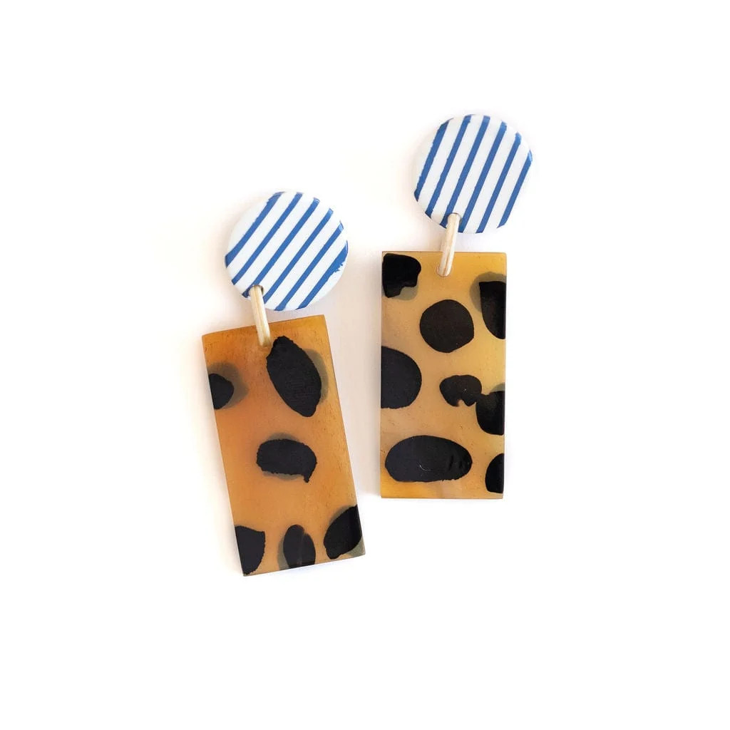 Classic Summer Cabana Earrings | Sunshine Tienda