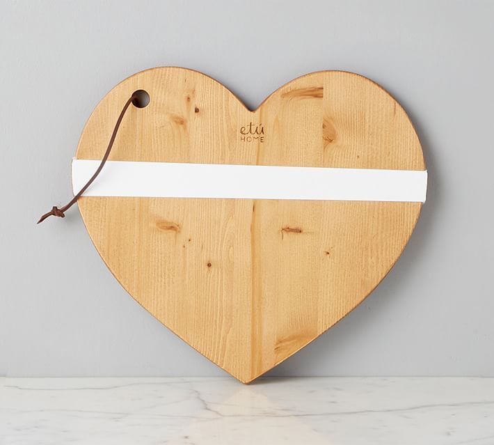 Heart Shaped Reclaimed Wood Cheese Boards | Pottery Barn (US)