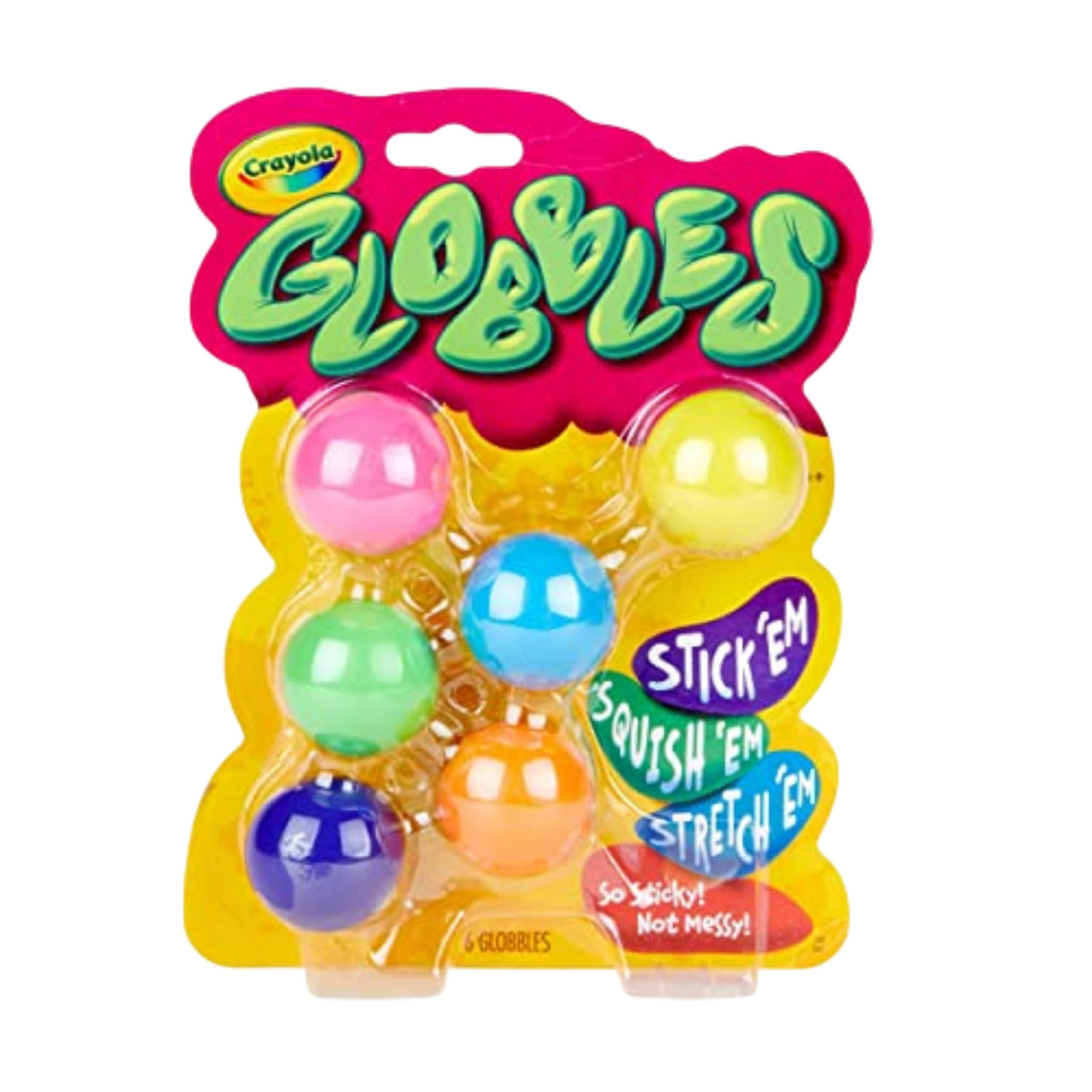 Crayola Globbles Fidget Toy (6ct), Stocking Stuffers for Kids, White Elephant Gifts, Sticky Stres... | Amazon (US)
