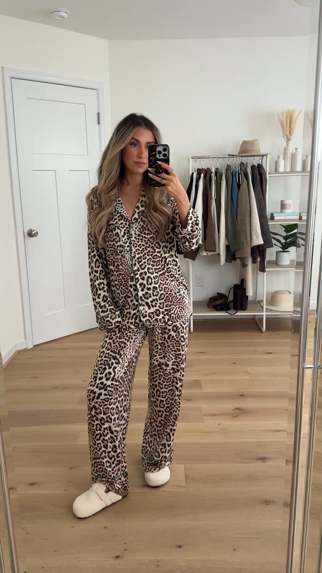 Aerie matching pjs: xs 

Leopard print 
Leopard print pjs 
Matching pajamas 
Holiday pajamas 

#LTKCyberWeek 

#LTKSeasonal #LTKHoliday #LTKFindsUnder100