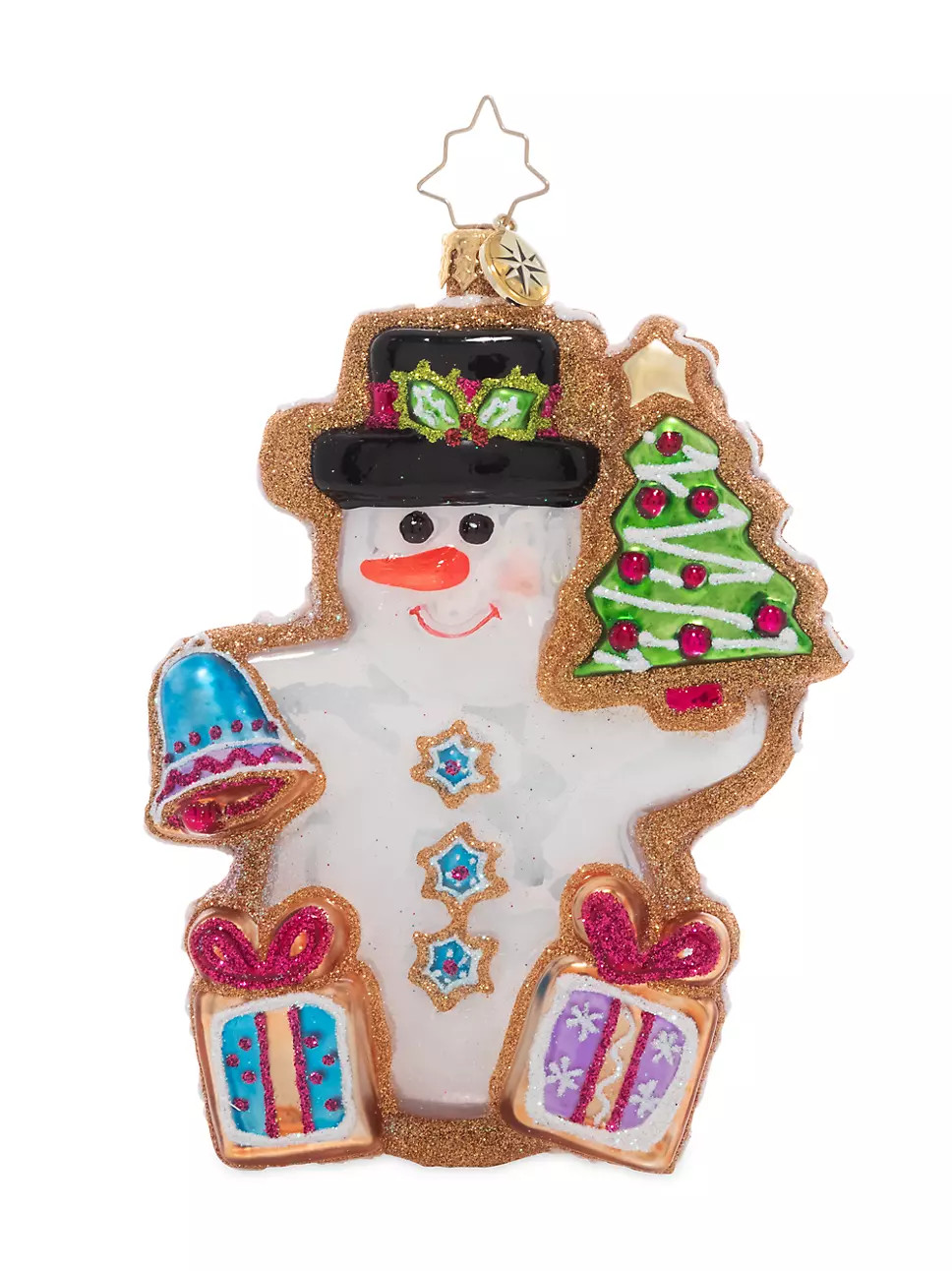 Christopher Radko Gingerbread Snowman Ornament | Saks Fifth Avenue