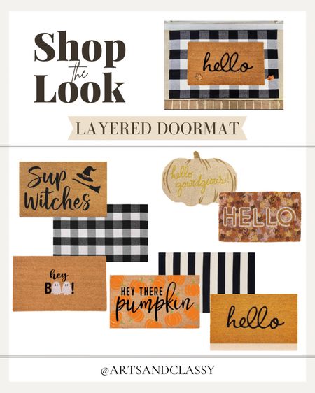 One of my favorite new trends is the layered doormat look! Sharing some of my finds for Fall doormats and creating this layered doormat look on a budget!

#LTKhome #LTKunder50 #LTKSeasonal