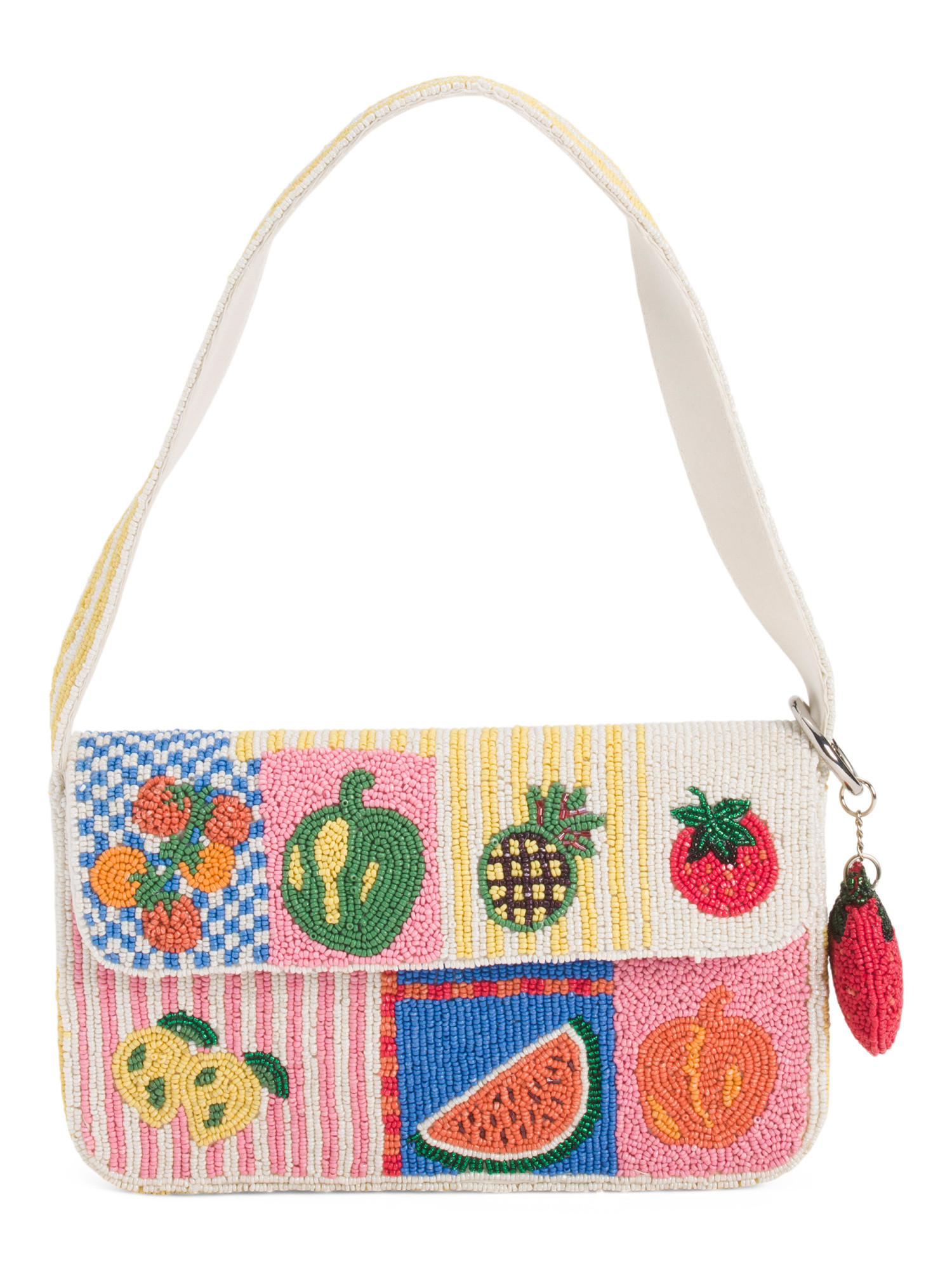 Beaded Seedling Sparkle Flap Shoulder Bag | Marshalls