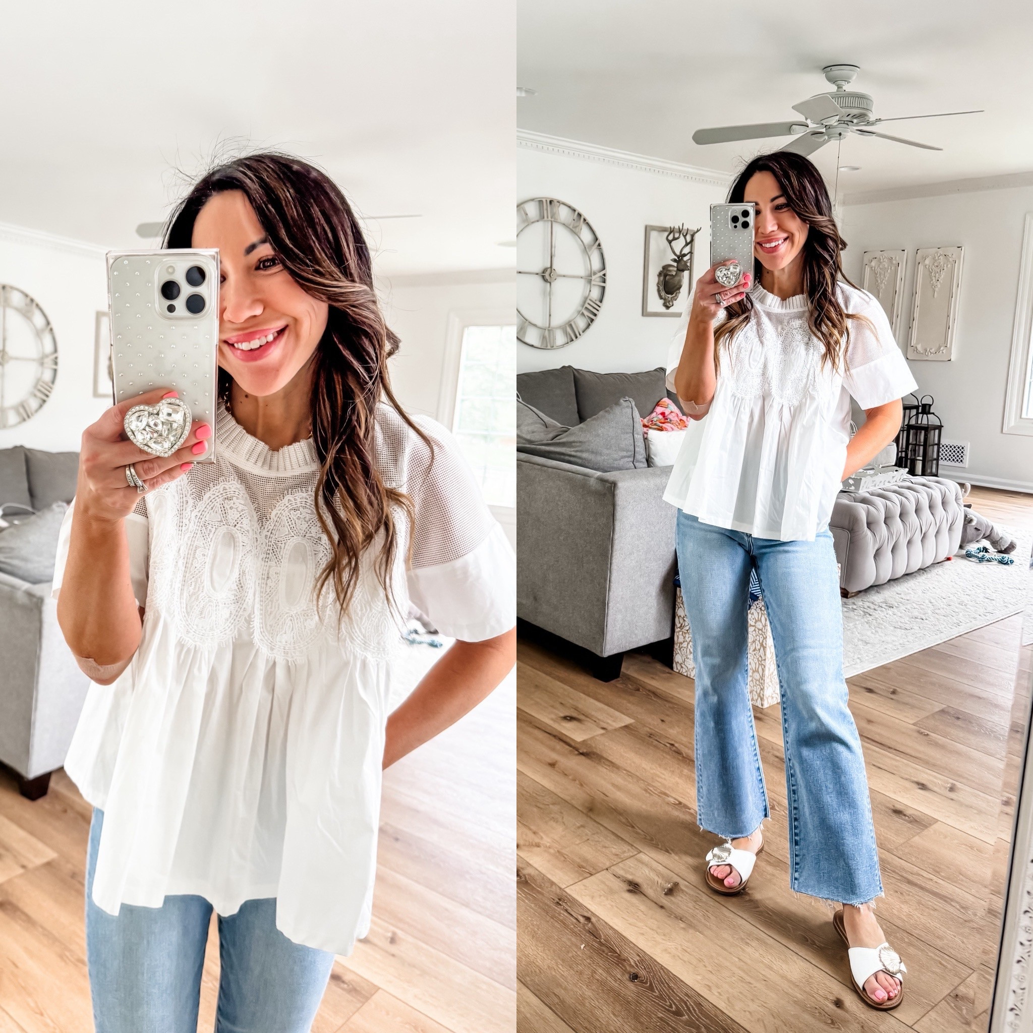 Code tammy10. Jeans 25. small white top.

#LTKFindsUnder100 #LTKOver40