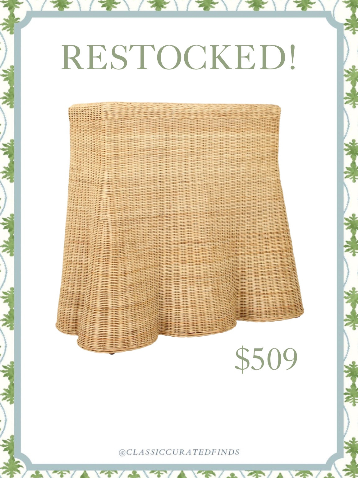 Scalloped rattan console table back in stock for $509!

Home Decor, Coastal, Rattan Table, Dupes

#LTKHome