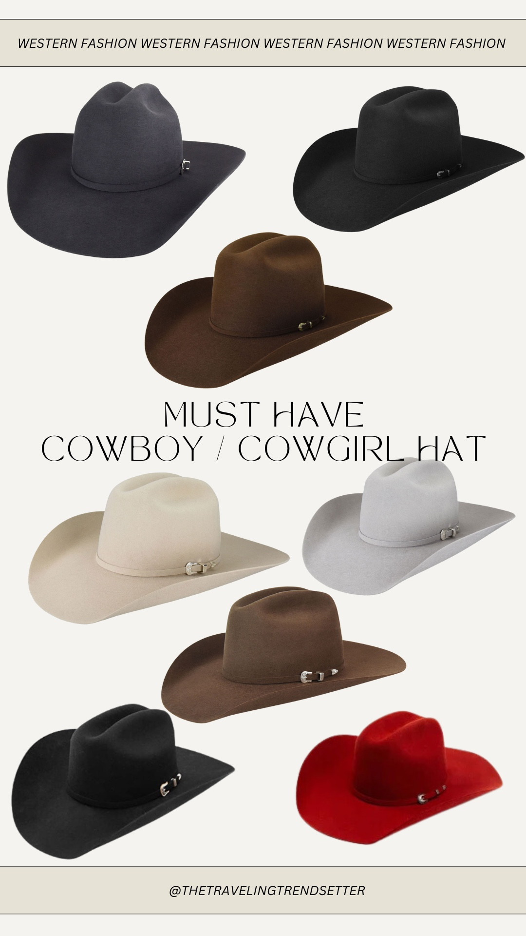 Must have cowgirl hats - cowboy hats - gift ideas gift guide - western fashion 

#LTKSeasonal #LTKMens #LTKFamily