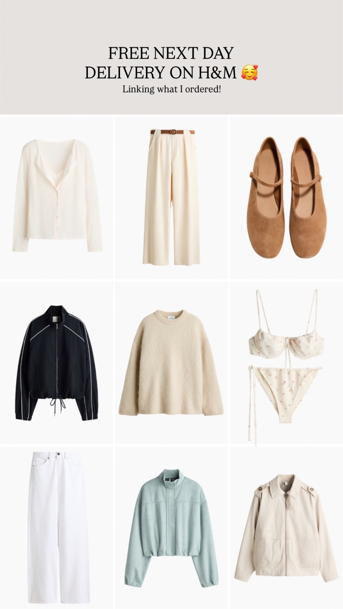 H&M free next day delivery 🫶🏽

#LTKeurope #LTKwinter #LTKstyletip