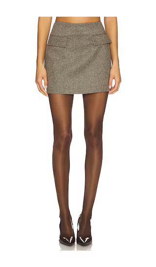 Favorite Elodie Devon Mini Skirt in Cocoa

              
    
        
        
            Favo... | Revolve Clothing (Global)