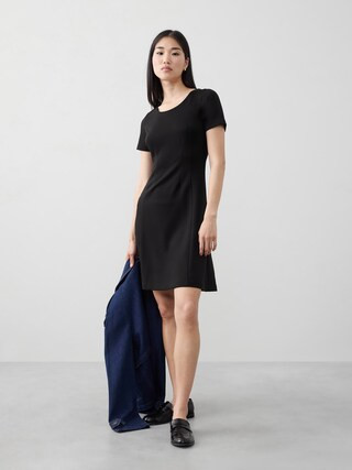 Scuba Knee-Length Dress | Banana Republic Factory