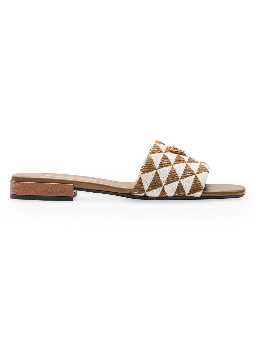Women's Embroidered Fabric Slides - Brown - Size 10.5 | Saks Fifth Avenue