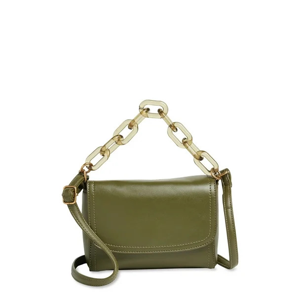 Scoop Vintage Chain Satchel Crossbody Women's Handbag | Walmart (US)