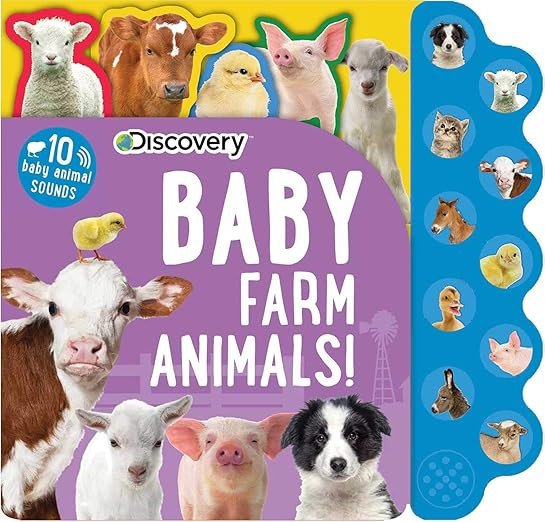 Discovery: Baby Farm Animals! (10-Button Sound Books)      Board book – Sound Book, June 25, 20... | Amazon (US)