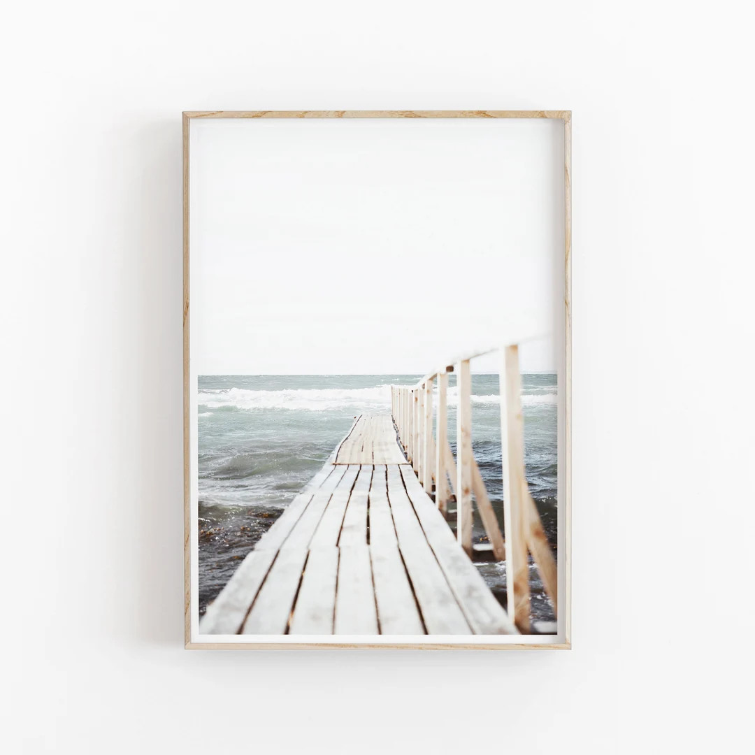 Beach Print Instant Art INSTANT DOWNLOAD Modern Minimalist - Etsy | Etsy (US)