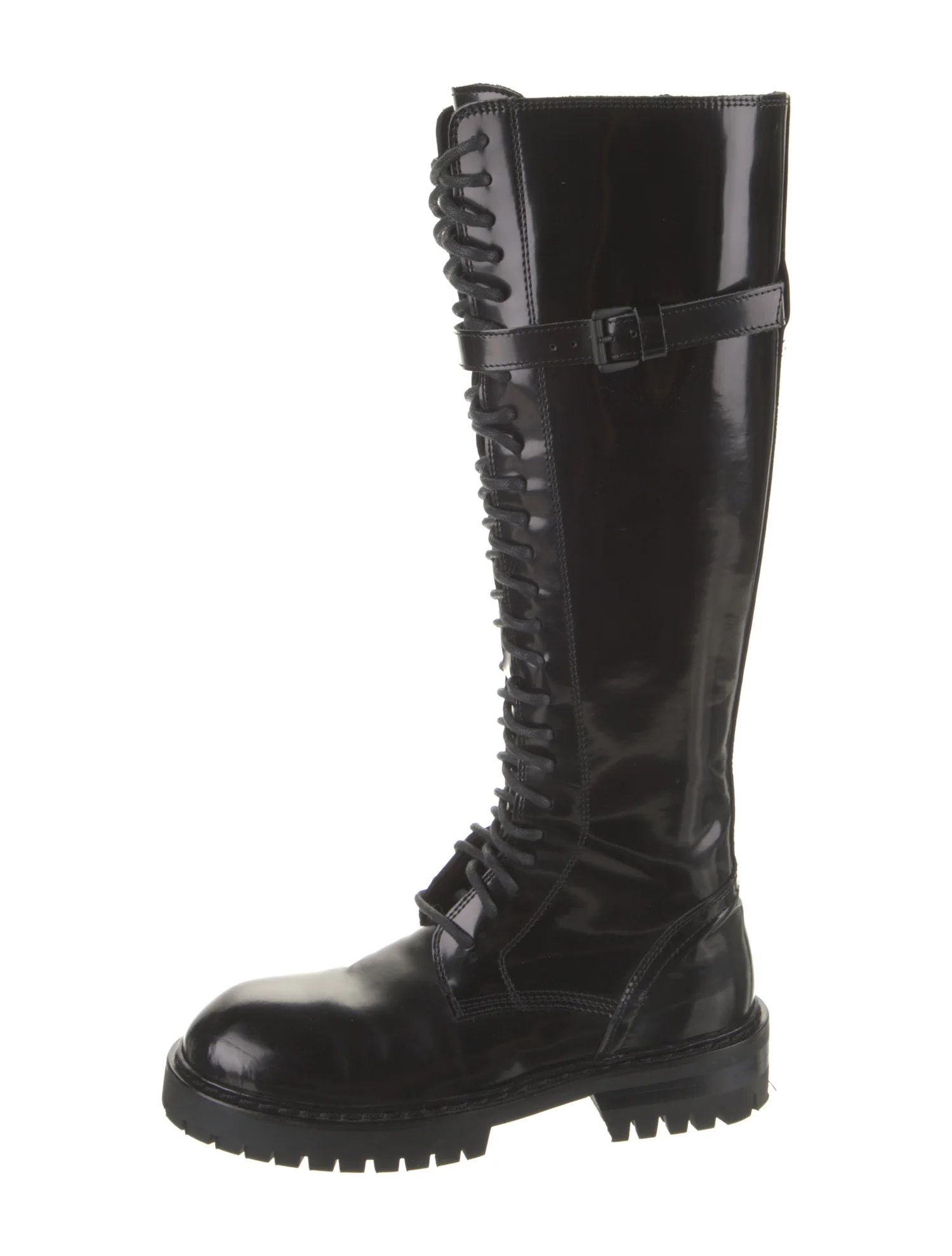 Patent Leather Combat Boots | The RealReal