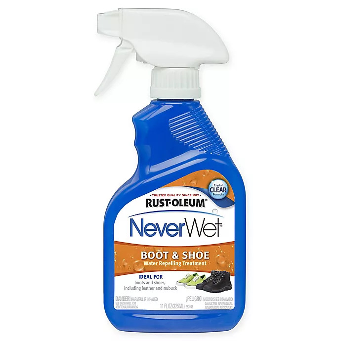 Rust-Oleum® NeverWet® Boot and Shoe Water-Repelling Treatment | Bed Bath & Beyond | Bed Bath & Beyond