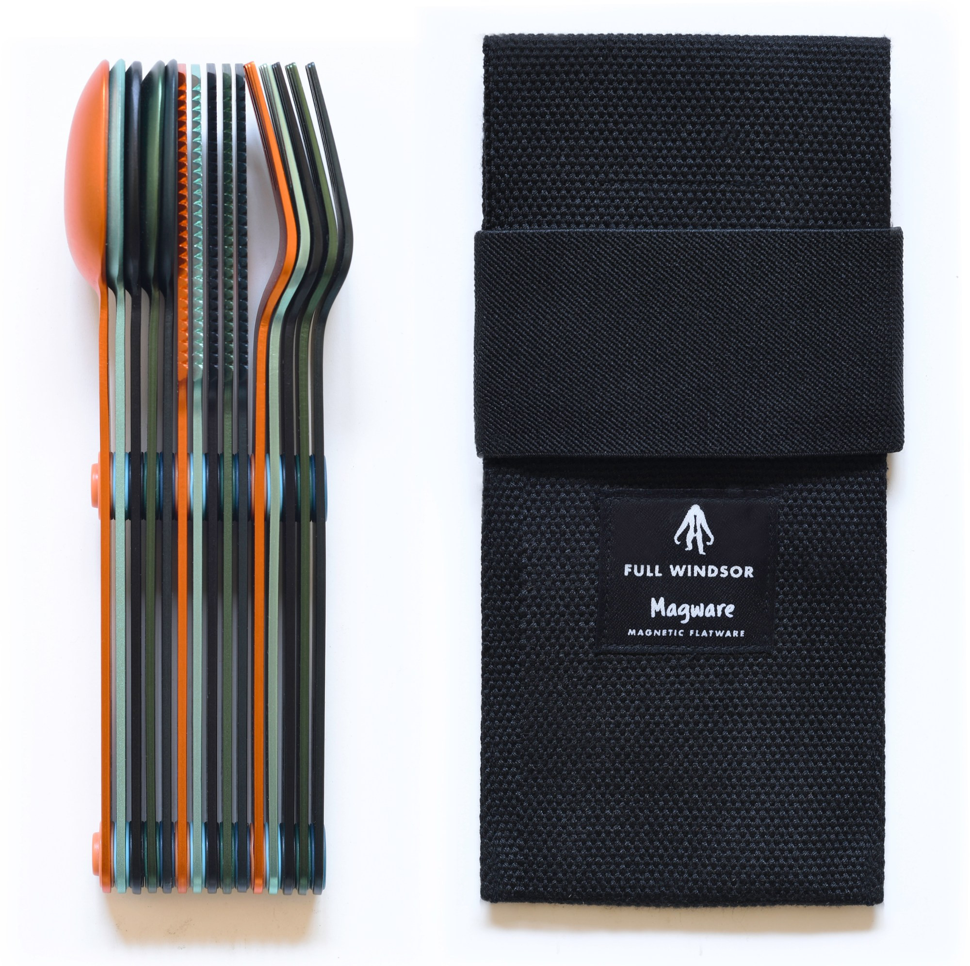 Full Windsor Magware Magnetic Flatware - 15-Piece Set Multi-Colored | REI