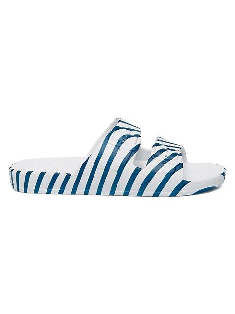 Solid & Striped x Freedom Moses 2-Band Slide Sandals | Saks Fifth Avenue