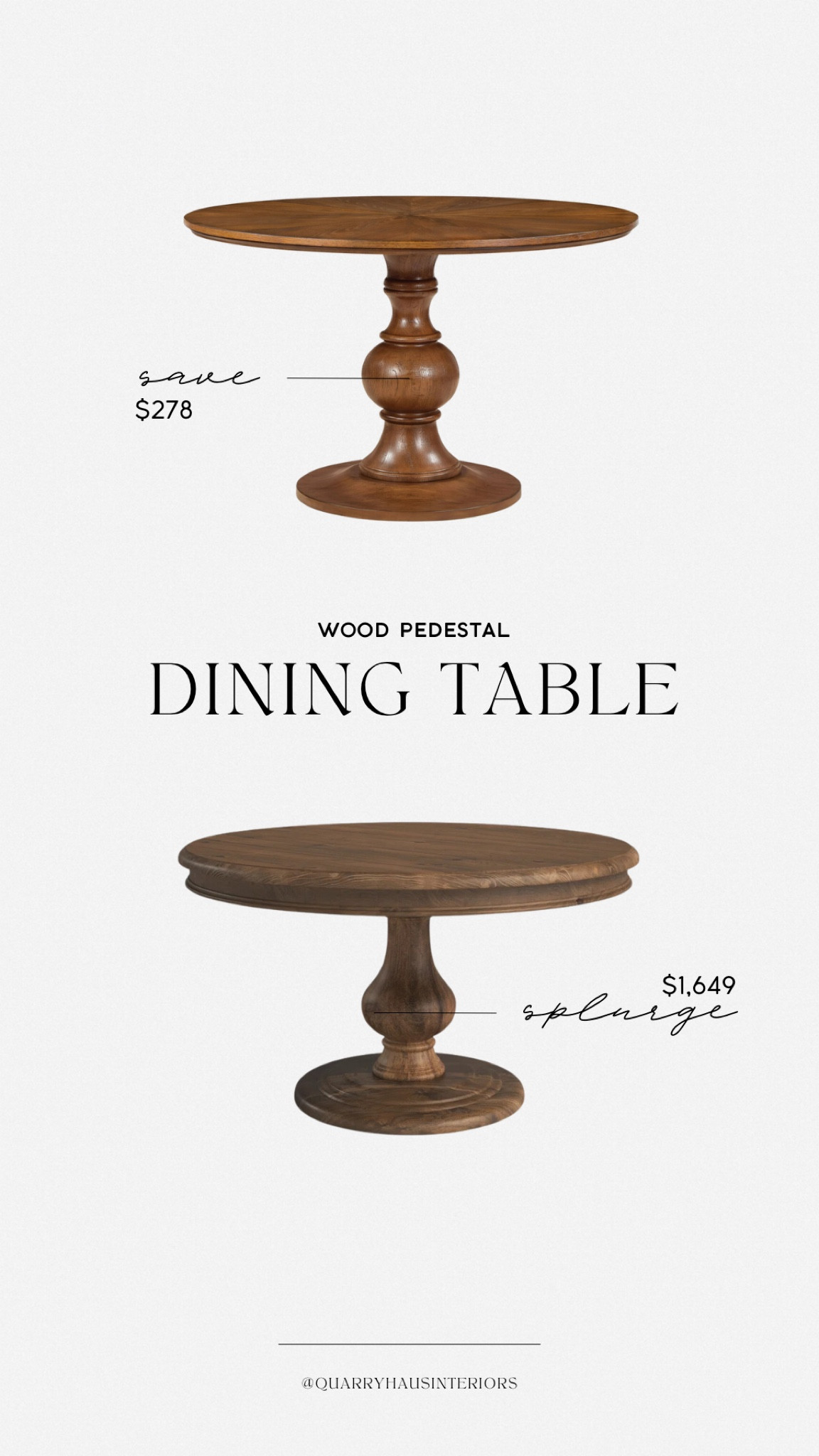 This budget friendly round wood pedestal dining table is such a steal at under $300!

#LTKSaleAlert #LTKHome