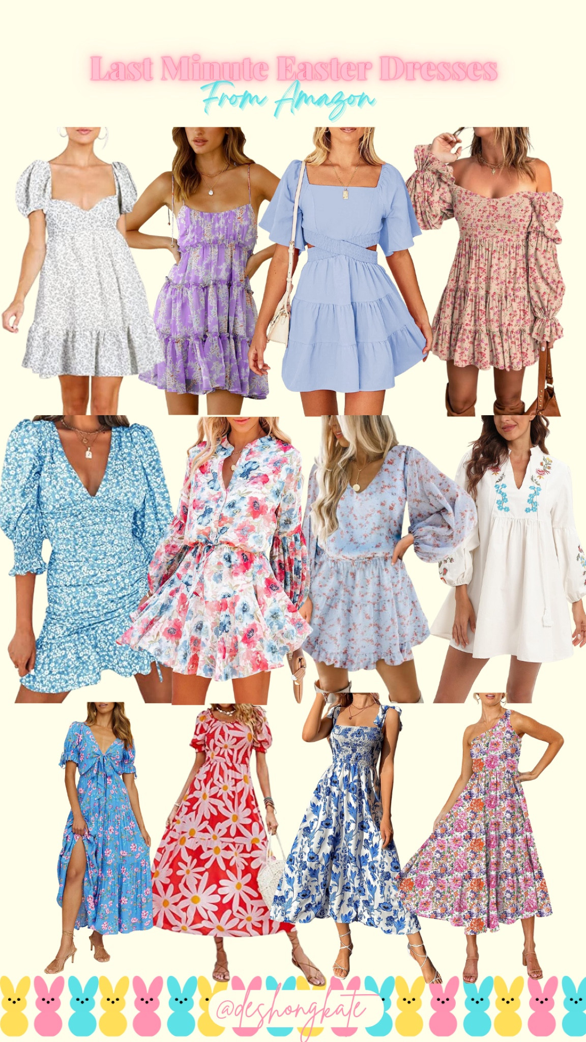 Easter dress. Spring dress. Easter outfits. Amazon find. Under $50. Affordable Easter dress. Floral dress 

#LTKunder50 #LTKFind #LTKSeasonal