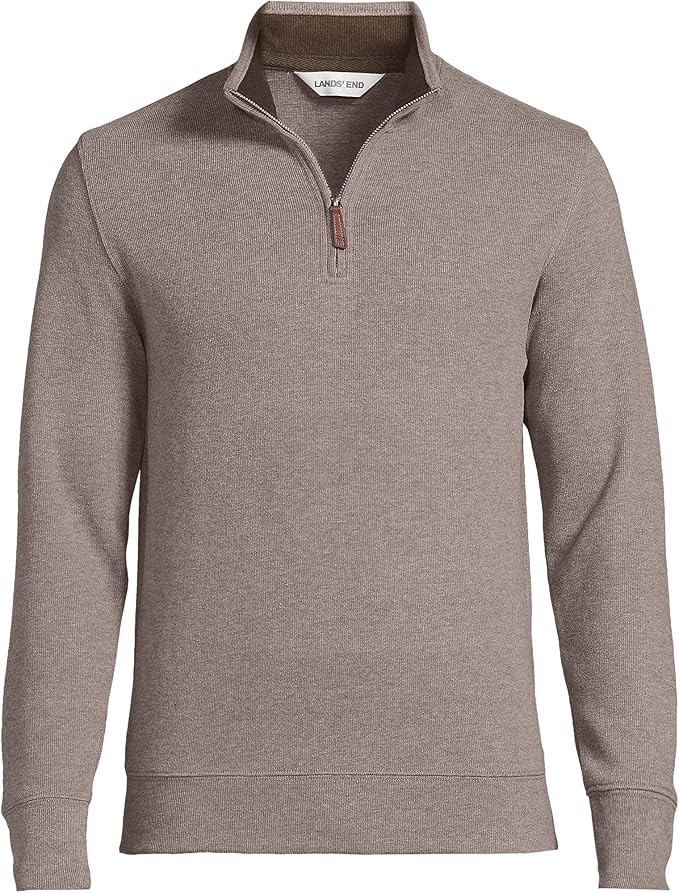 Lands' End Bedford Rib Quarter Zip Sweater | Amazon (US)