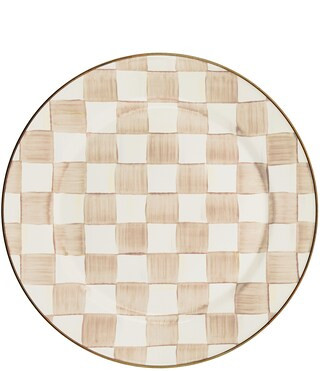 MacKenzie-Childs Check Enamel Charger Plate | Dillard's | Dillard's
